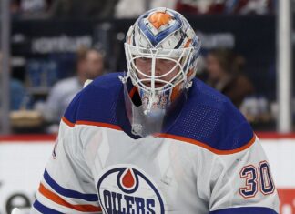 Oilers starting goalie Calvin Pickard for Game 4 vs. Canucks