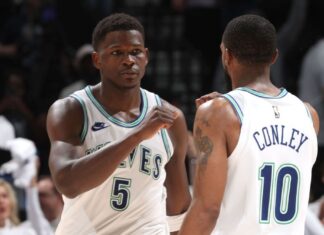 The Wolves were “completed” with Conley’s return, defeating the Nuggets to force a seventh game