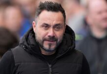 Roberto De Zerbe will leave Brighton at the end of the season