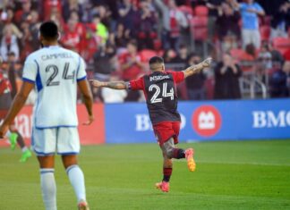 Toronto rides Bernardeschi’s hat trick to 5-1 romp over Montreal
