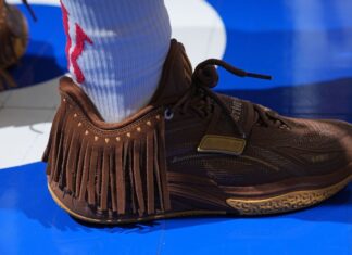 Kyrie Irving wears Anta KAI 1 ‘Chief Hélà’ in Game 1
