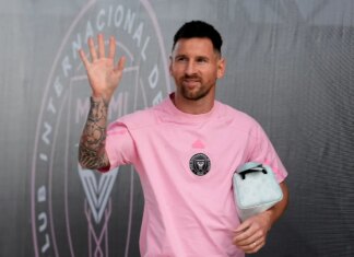 Lionel Messi shares beautiful moment with son Thiago at first Inter Miami Youth International Cup