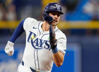 Rays place OF Josh Lowe (oblique) on 10-day IL