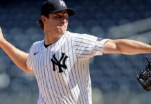 New York Yankees ace Gerrit Cole throws 2, 15-pitch innings