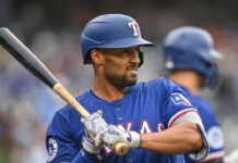 Rangers give Marcus Semien day off, ending iron man streak