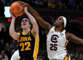 The NCAA women’s basketball final outrated the men’s for the first time ever