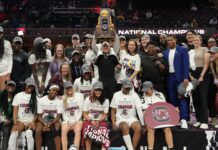 LeBron James praises Iowa’s Caitlin Clark, South Carolina’s perfect season
