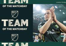 Jonathan Rodríguez named to MLS Team of the Matchday for Matchday 14