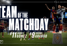 Chicho and Andrés Gómez Named to Team of the Matchday