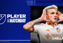 FC Cincinnati’s Luca Orellano named Player of the Matchday