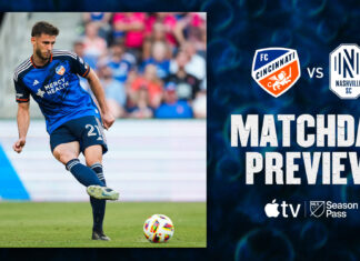 PREVIEW| FC Cincinnati aim for eighth straight win in match with Nashville SC