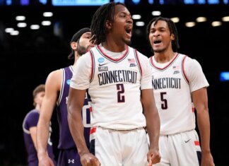 Which teams are most likely to make it to the final March Madness game?