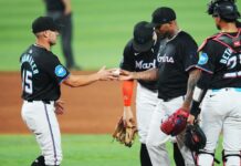 Marlins place RHP Sixto Sanchez (shoulder) on 15-day IL