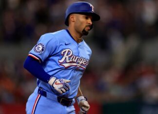 Rangers’ Marcus Semien rebounds from HBP with big home run