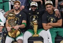 Celtics top Mavericks in Game 5, win record 18th NBA championship