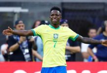Copa América: Brazil ‘must improve’ after draw – Vinícius Jr.