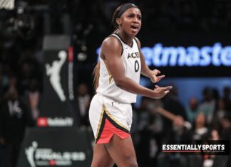 Aggressive Jackie Young and 30 YO WNBA Star Go Nose to Nose as Aces Suffer Shock Defeat