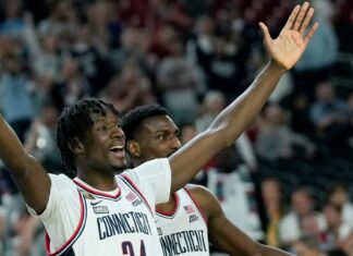 UConn defeats Alabama 86-72 to face Purdue in NCAA championship: Highlights
