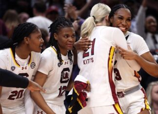 South Carolina wins NCAA women’s championship game over Iowa, Caitlin Clark