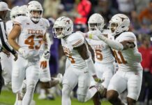Texas, Georgia lead College Football Playoff rankings winners, losers