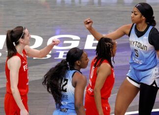 Angel Reese and Caitlin Clark Battle It Out In First WNBA Game