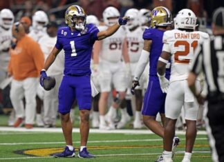Washington outlasts Texas in the Sugar Bowl in the College Football Playoff semifinals