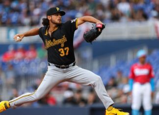 Pirates place rookie Jared Jones on IL with lat strain