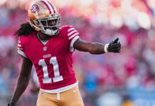 WR Brandon Aiyuk requests trade from 49ers, sources say