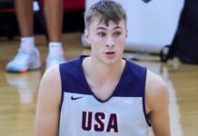 Flagg’s ‘no fear’ approach in Team USA scrimmage draws rave reviews