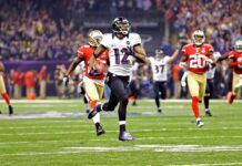 Jacoby Jones, who scored 2 TDs in Ravens’ SB XLVII win, dies at 40