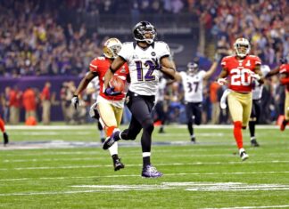 Jacoby Jones, who scored 2 TDs in Ravens’ SB XLVII win, dies at 40