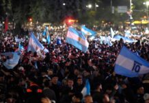 Argentina celebrate Copa América win without Lionel Messi