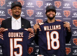 Bears reach deals with 1st-rounders Caleb Williams, Rome Odunze