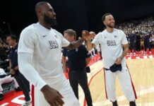 Team USA thriving with Steph Curry-LeBron James connection