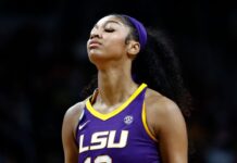 LSU’s repeat bid ends with Elite Eight loss to Iowa