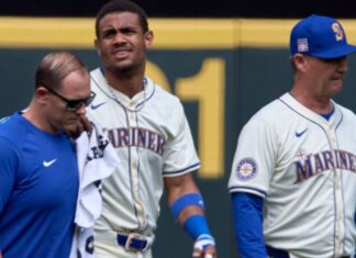 Mariners’ Julio Rodriguez day-to-day with mild ankle sprain