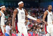 U.S. topples South Sudan to make Olympic basketball quarters