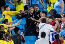 Darwin Nunez FIGHTS Colombia fans after Uruguay families ‘attacked’ – Liverpool FC