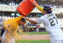 Milwaukee Brewers hit five grand slams in eight-game span