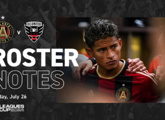 Starting XI and roster notes: Atlanta United hosts D.C. United to open Leagues Cup