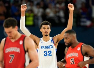 France ousts Canada to reach men’s Olympic basketball semis