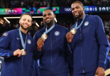Topps unveils rare LeBron, Curry, Durant-signed Paris Olympics card