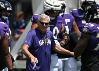Ravens without OL coach Joe D’Alessandris due to illness