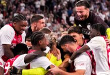 Ajax win Europa League shootout after UEFA record 34 penalties
