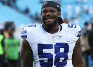 Cowboys DT Smith doesn’t travel to Vegas; status for Saturday uncertain