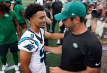 Panthers’ Bryce Young, Jets’ Aaron Rodgers take different QB paths