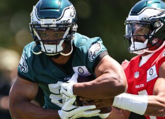 How have the Eagles answered their biggest camp questions?