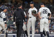 Yankees’ Luis Gil exits start vs. Guardians with back tightness