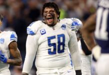 Source: Lions OT Penei Sewell suffered rolled ankle