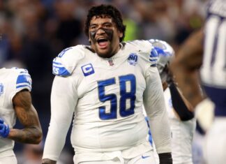 Source: Lions OT Penei Sewell suffered rolled ankle